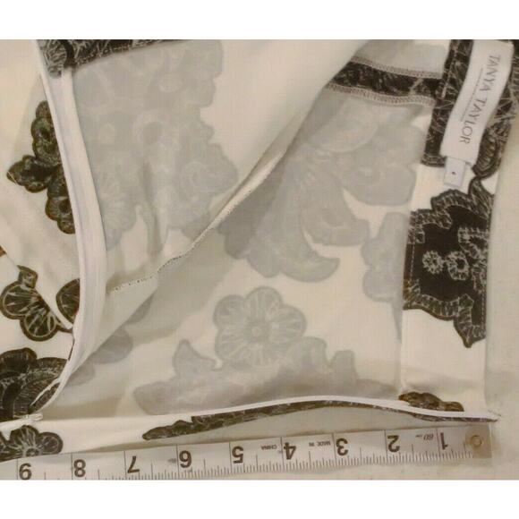 Tanya Taylor Mackenzie Skirt In White Floral/Paisley NWT - Picture 6 of 11